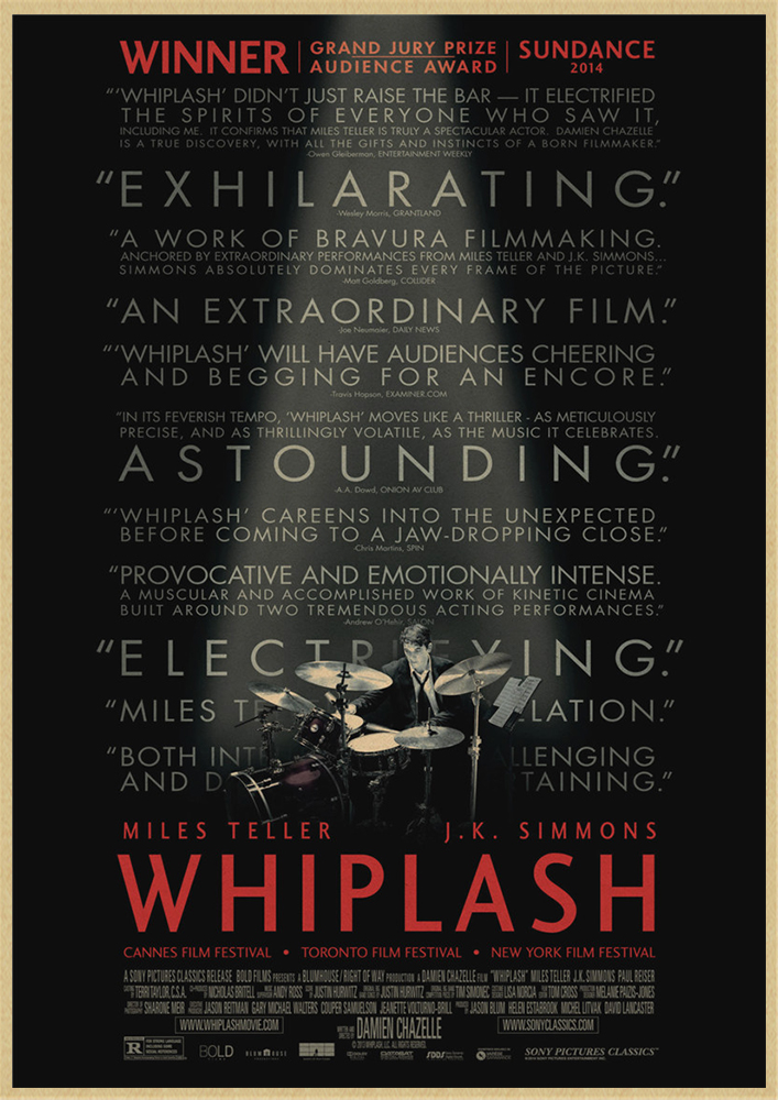 Movie poster for Whiplash